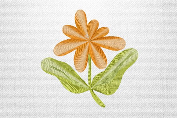 Orange Blossom: A Cheerful, Elegant Embroidery Design for Meaningful Gifts